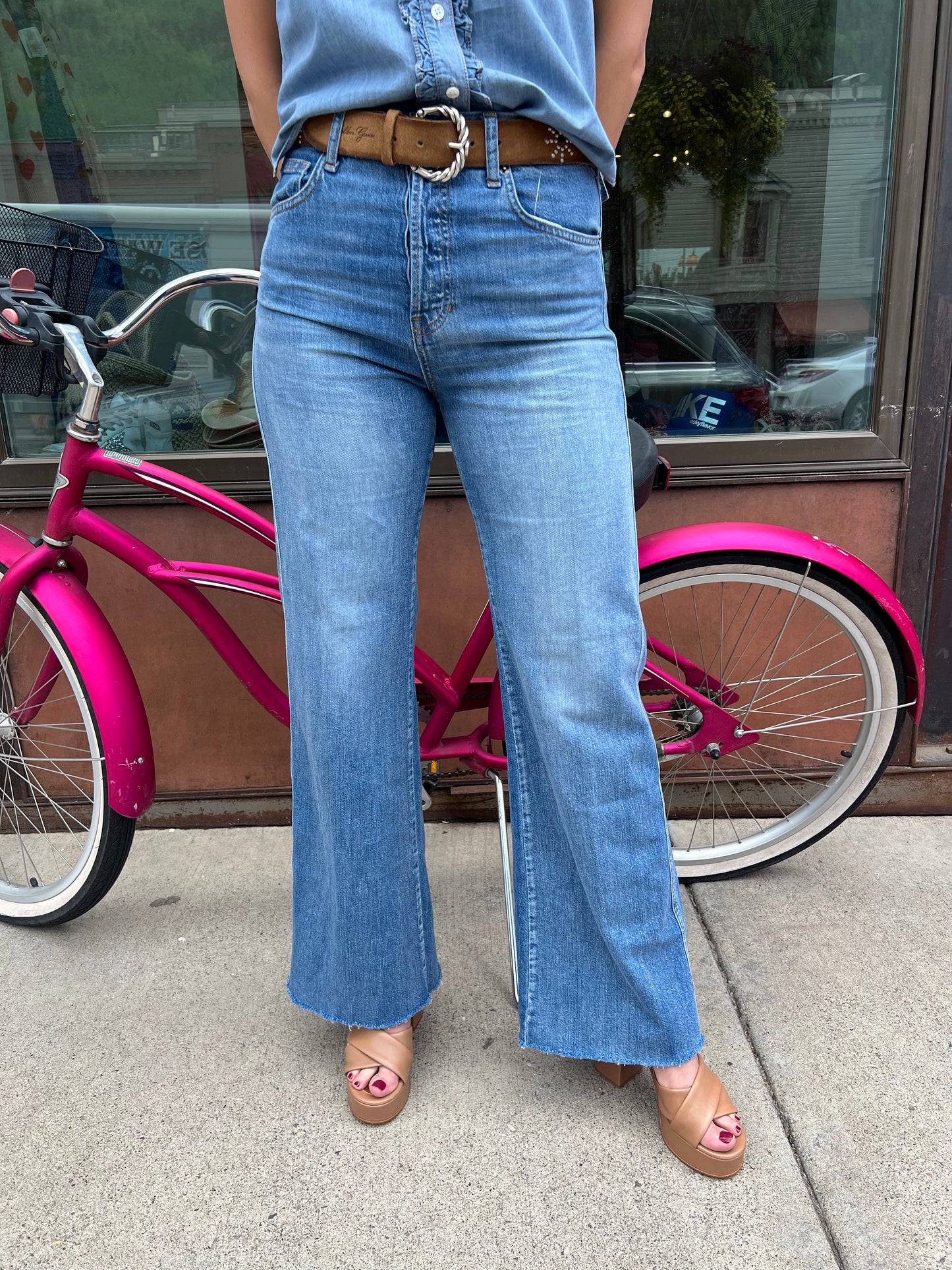 VB Taylor Hi Rise Wide Leg Jean