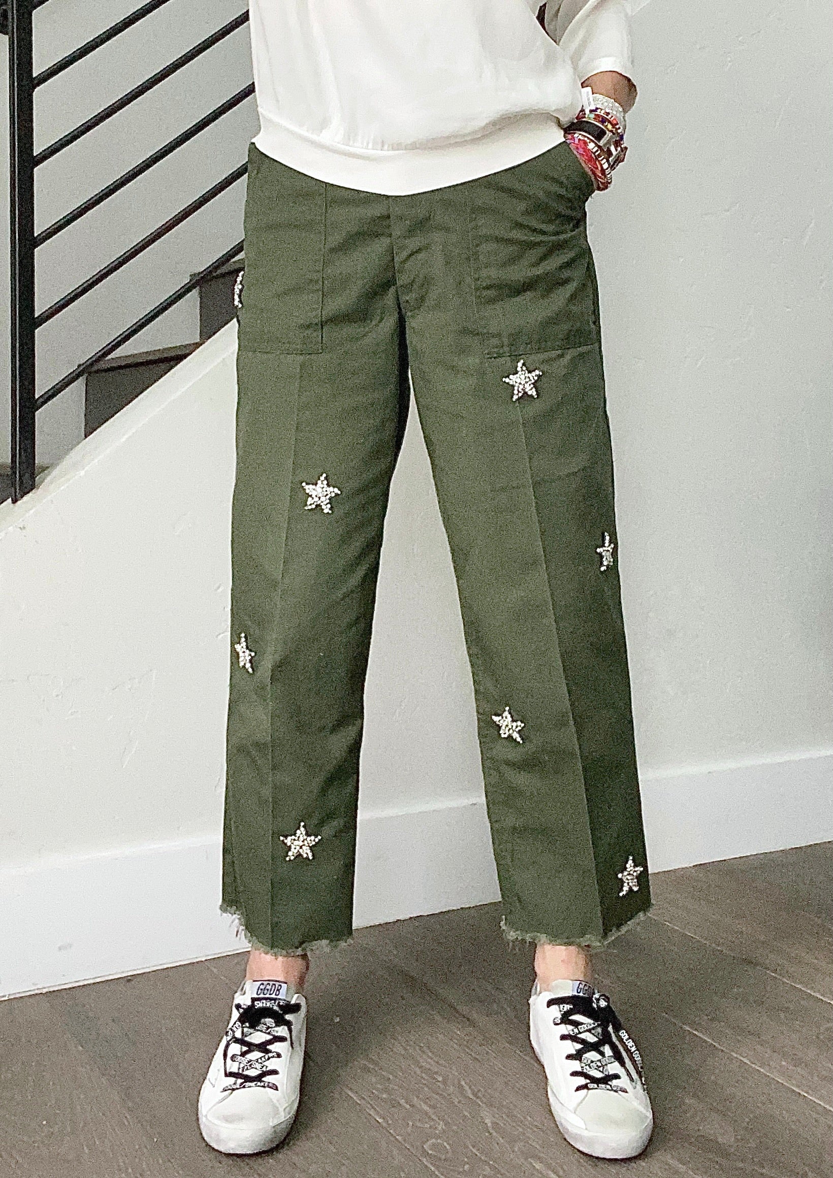 Sugarboo design star nylon pants M - パンツ