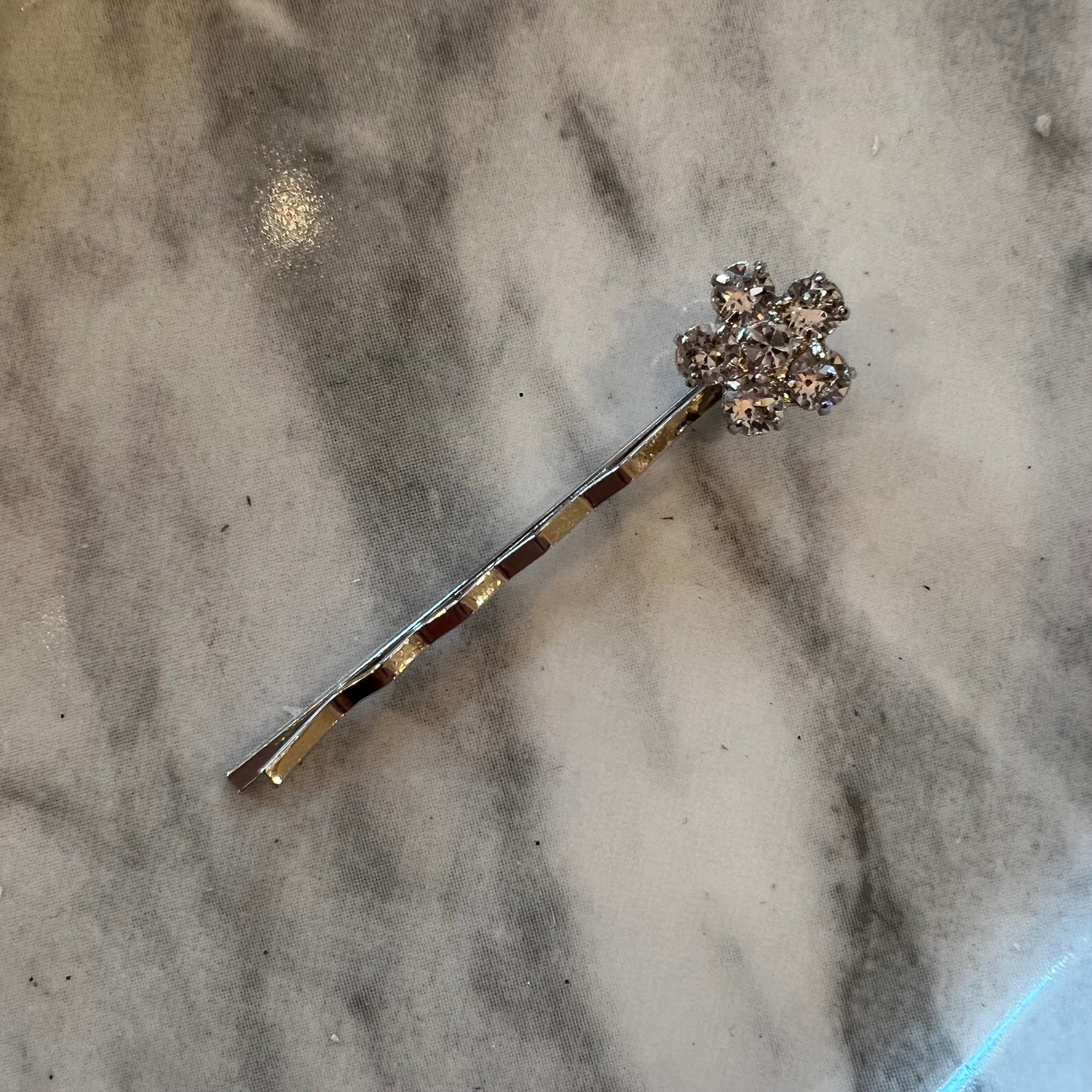 Jennifer Behr Crystal Flowers Bobbi Pin