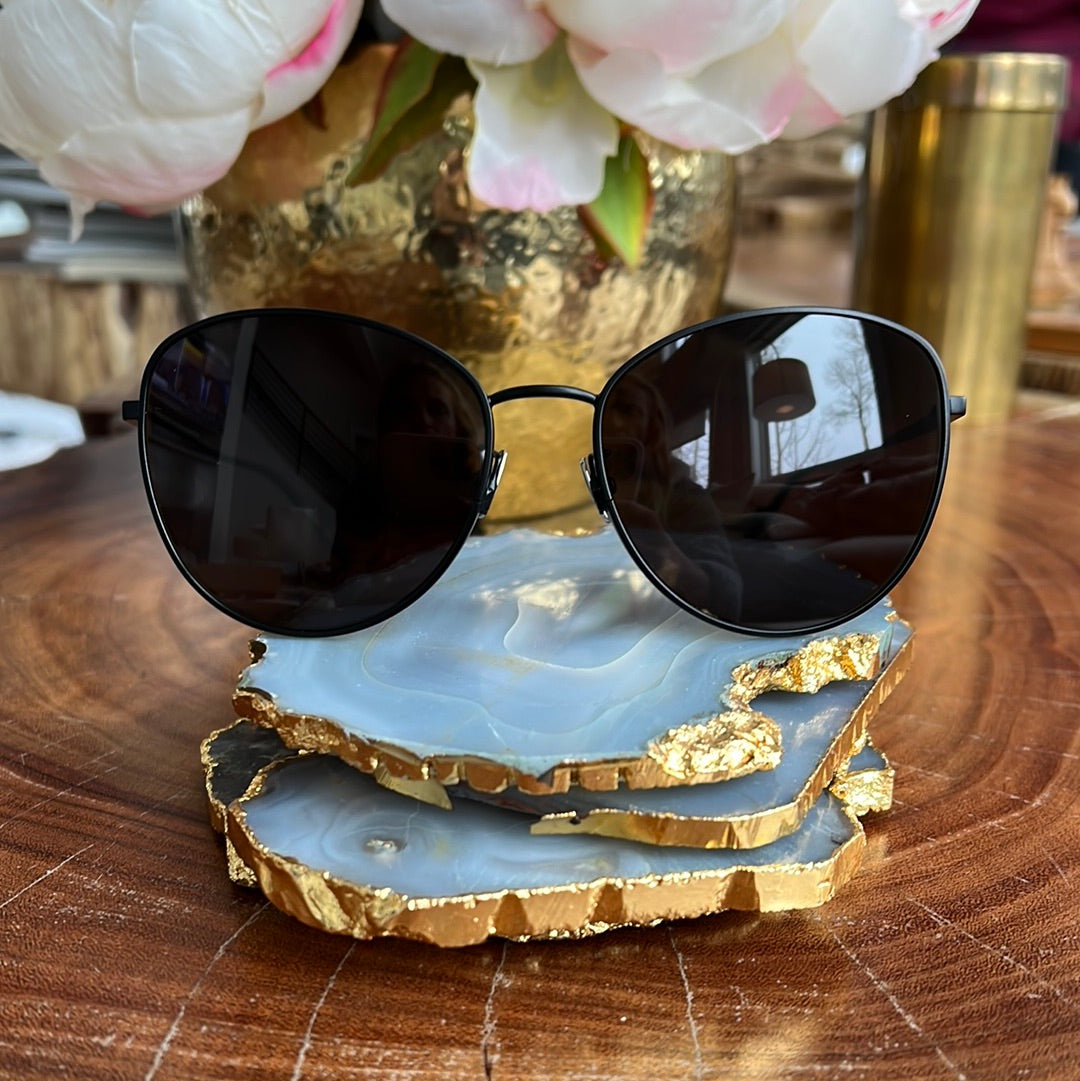 YSL Black Metal Sunglasses