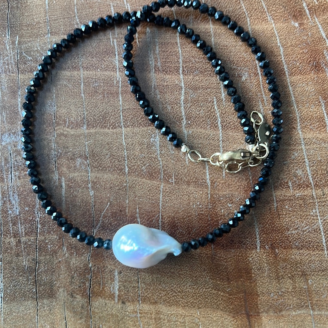 Joie DiGiovanni Pearl Gem Necklaces