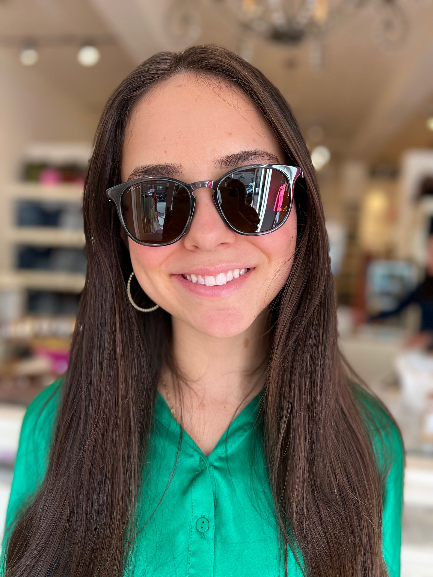 GG Unisex Grey Tort Sunglasses