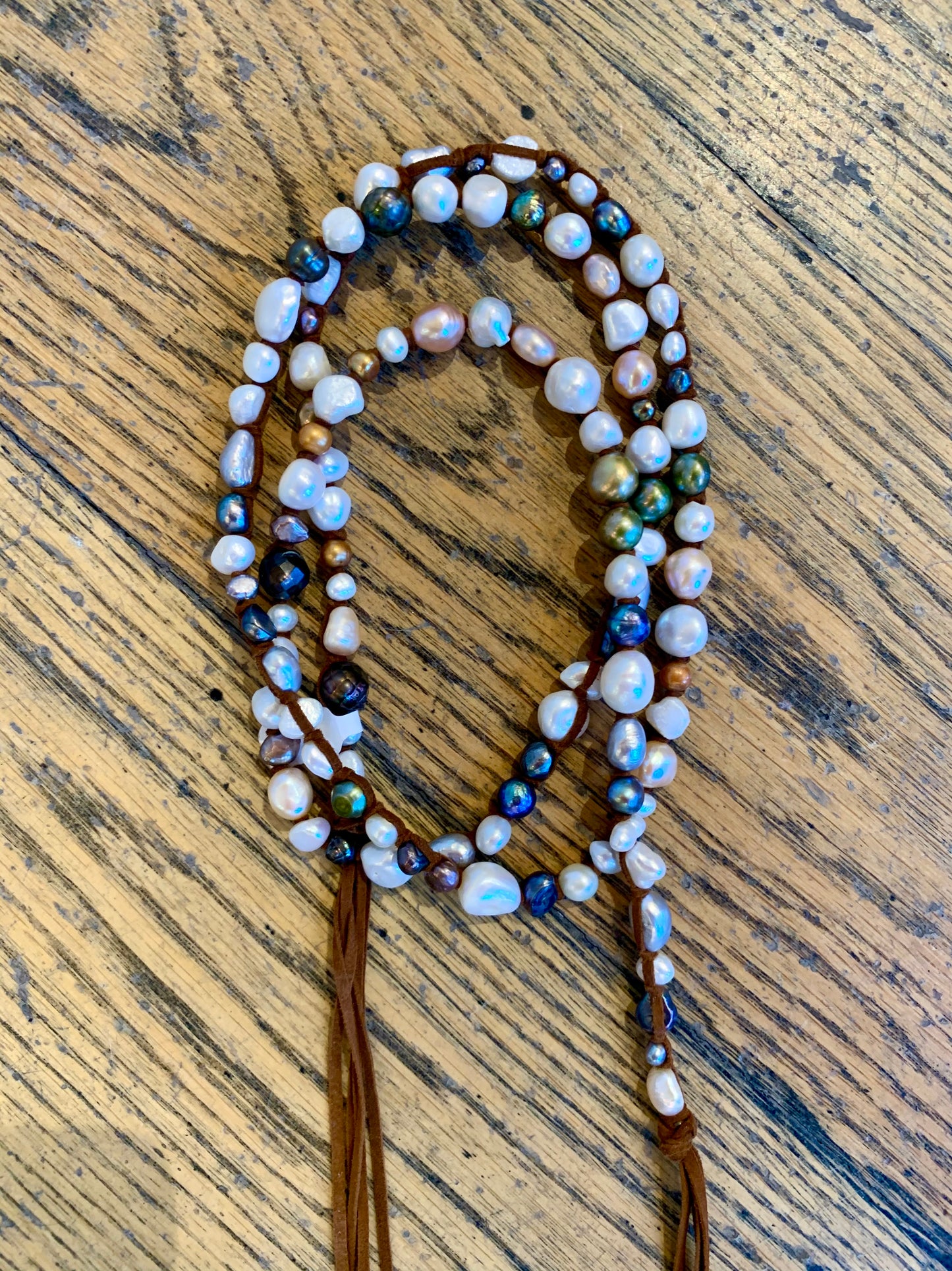 Tess Multi 45" Pearls