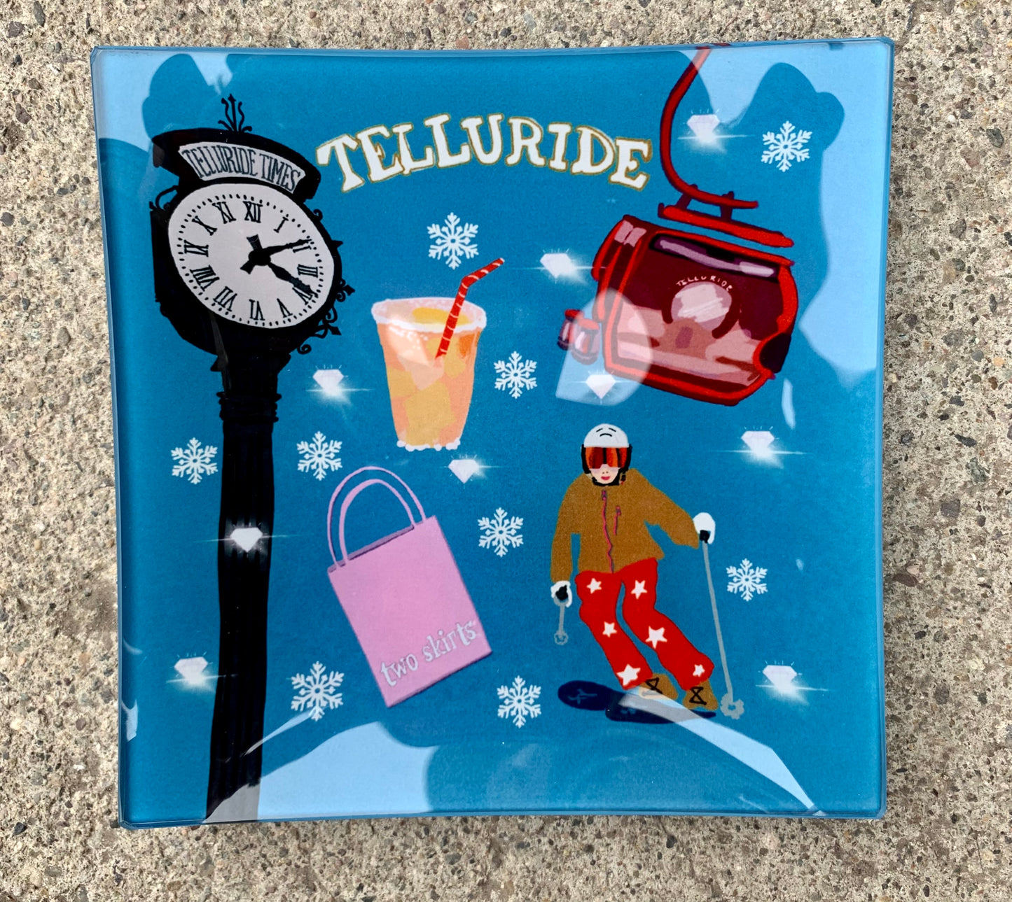 Lisa Bayer Square Telluride Trinket Trays