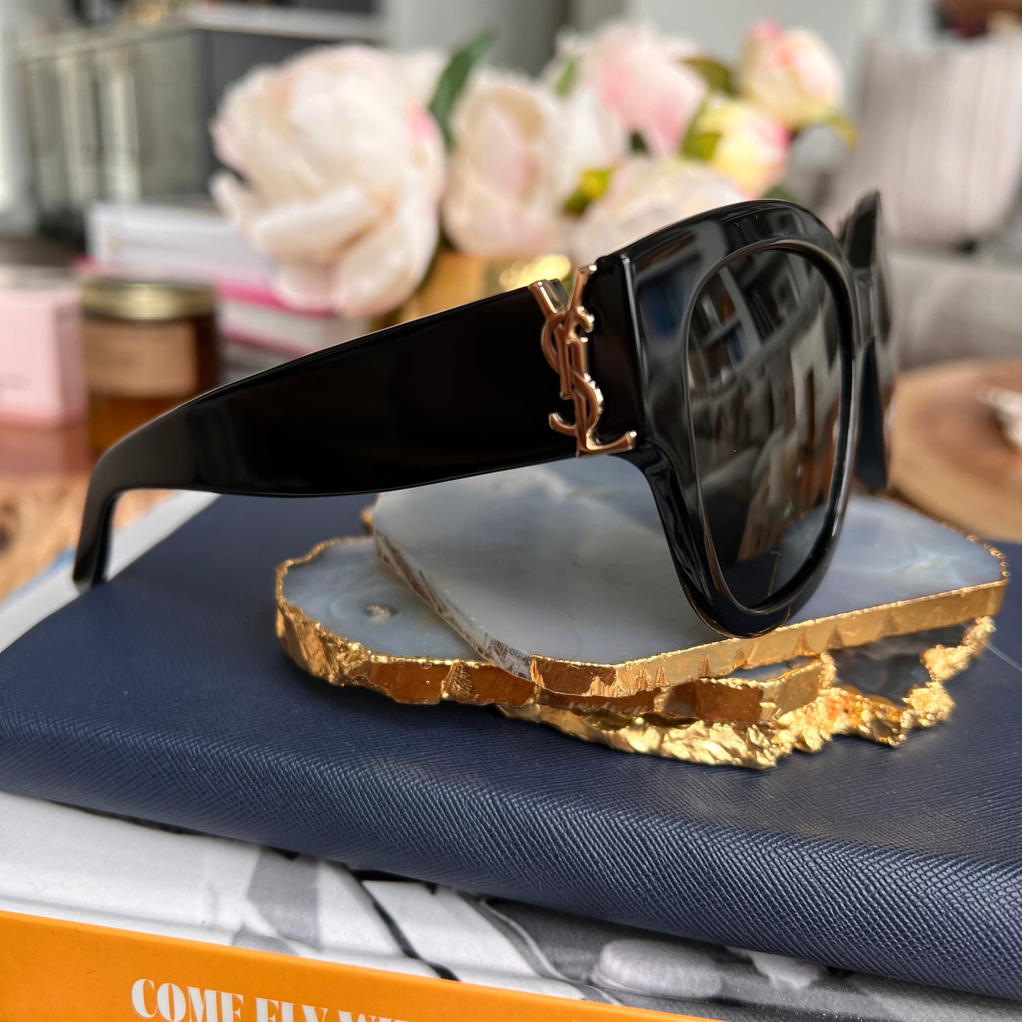 YSL Logo Sunglasses
