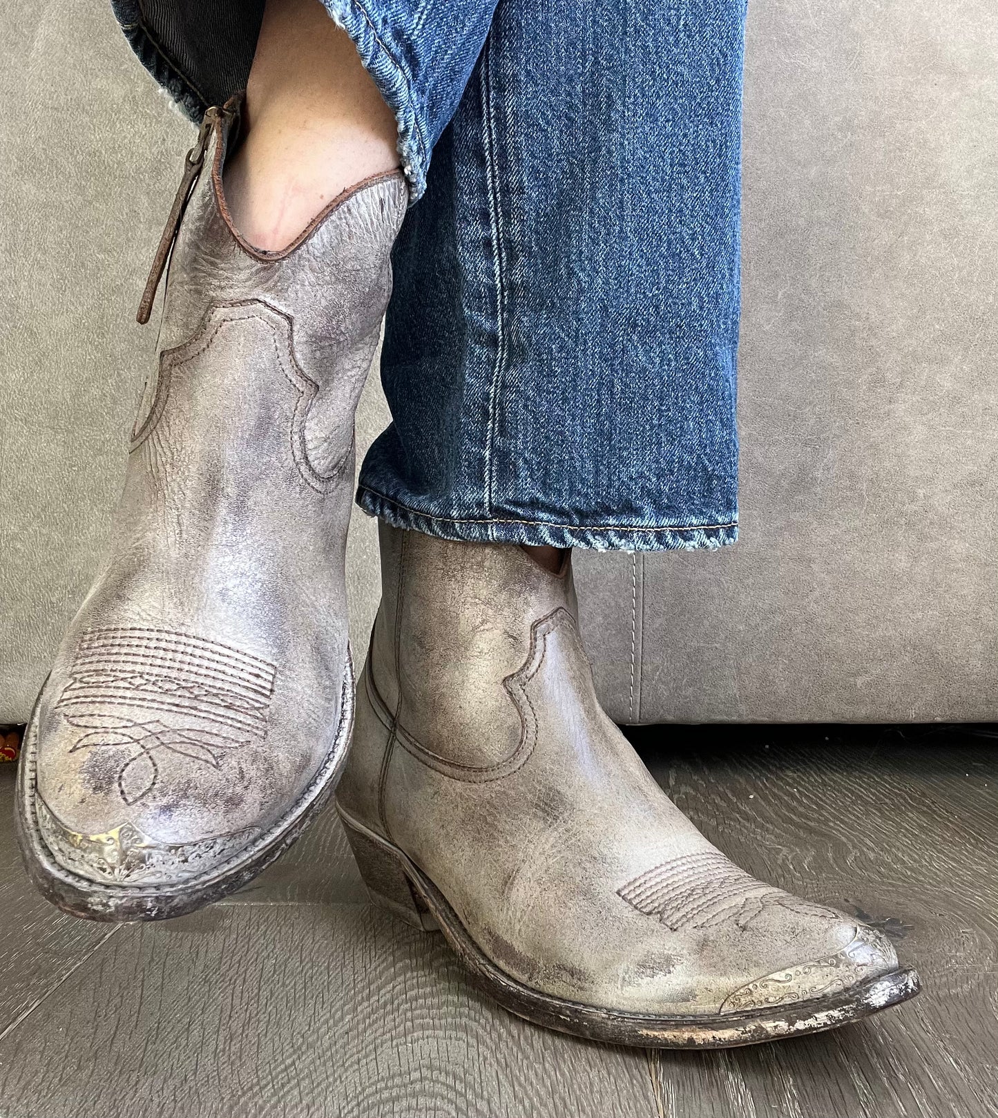 GG Young Leather Bootie