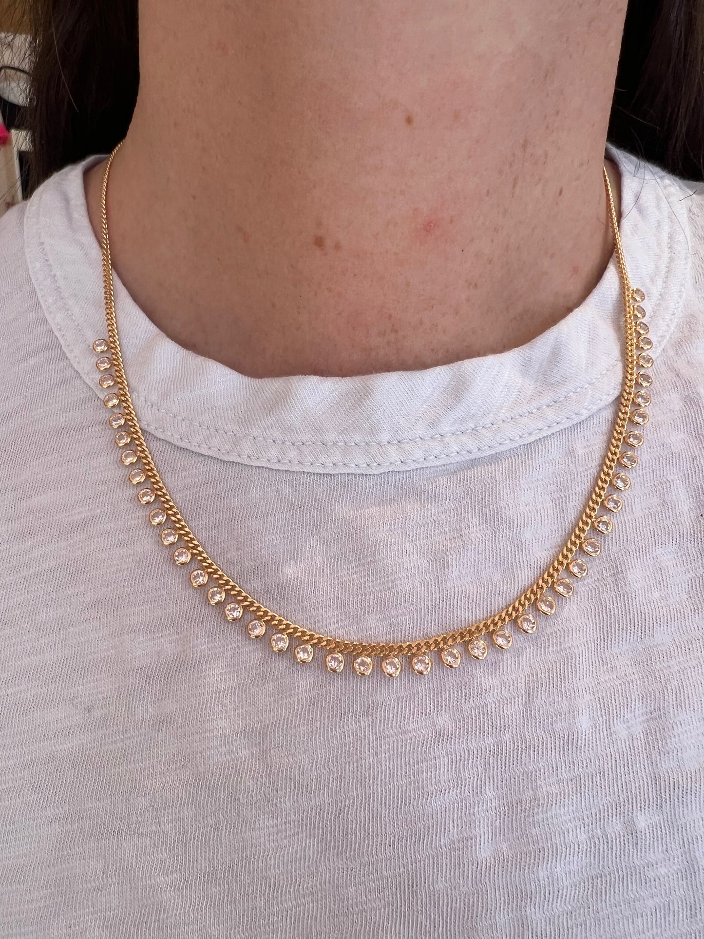 Maisonirem Tori Crystal Circle Necklace