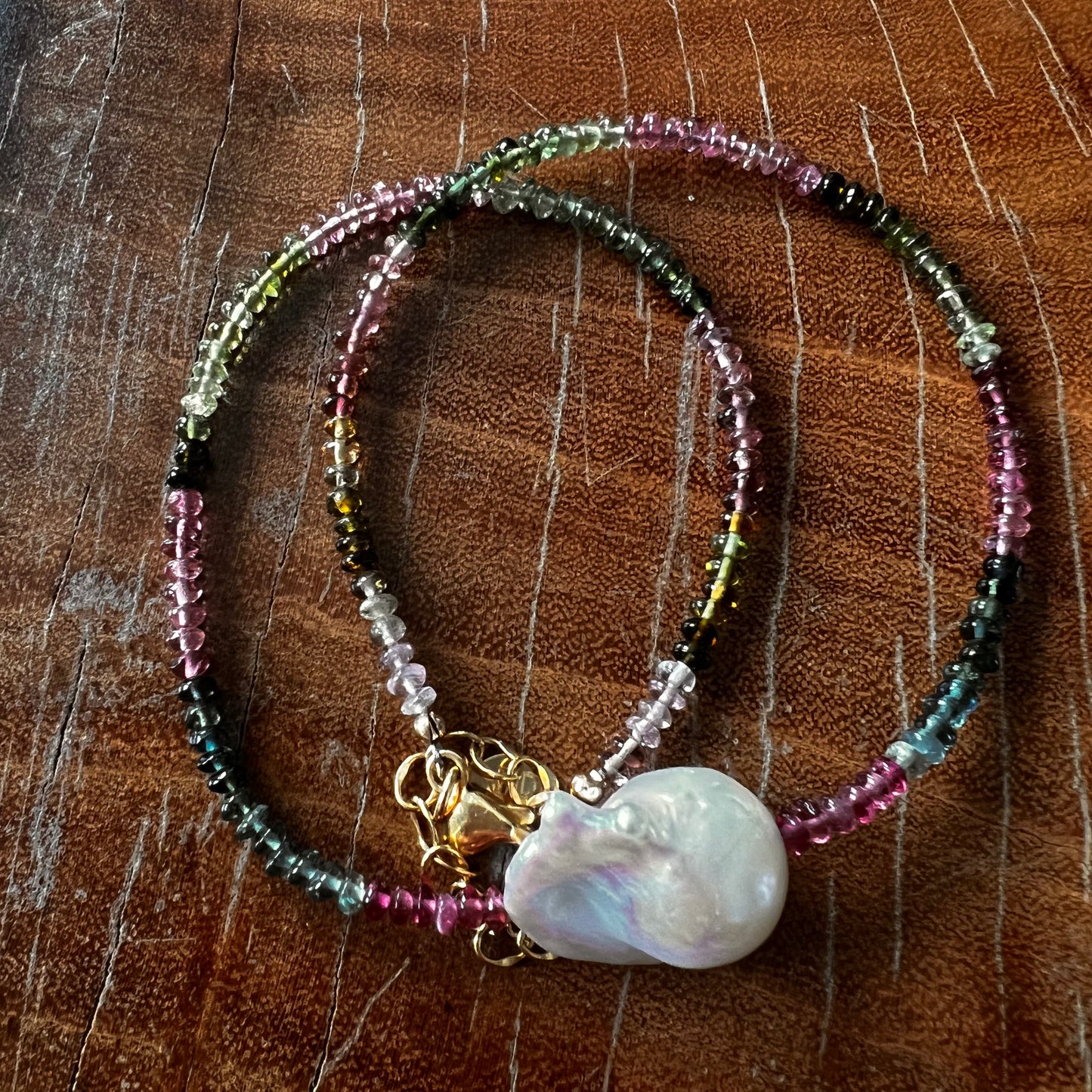 Joie DiGiovanni Pearl Gem Necklaces