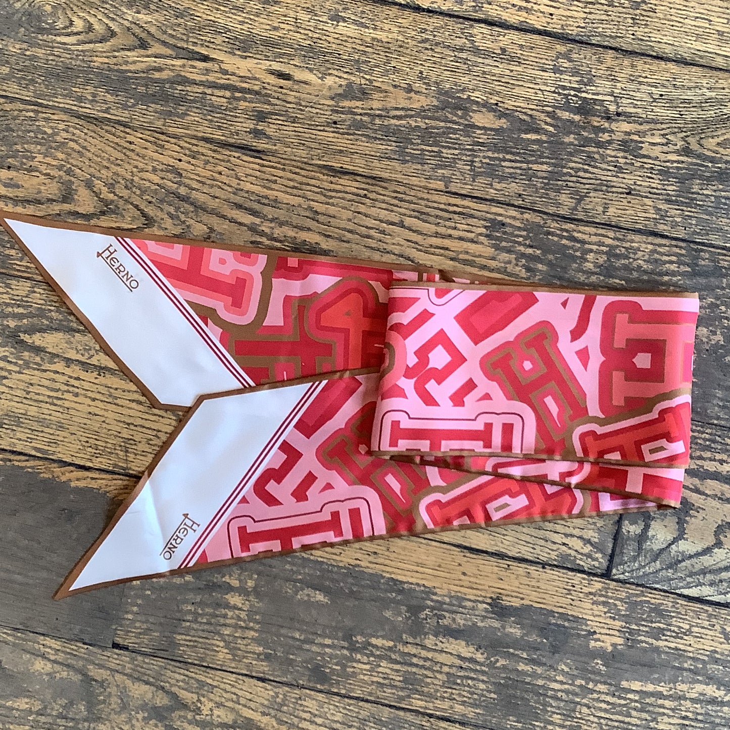 Herno Bubble Print Foulard Scarf