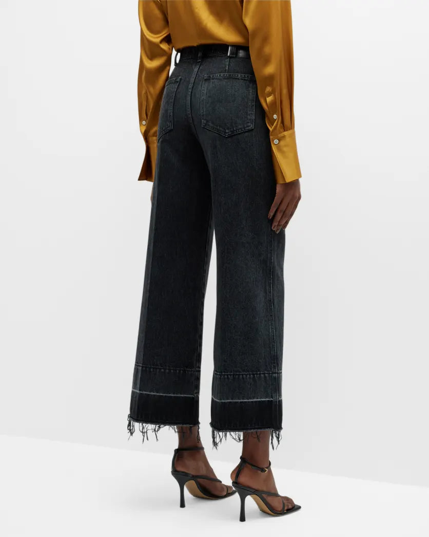 Moussy Elba Wide Crop Jean