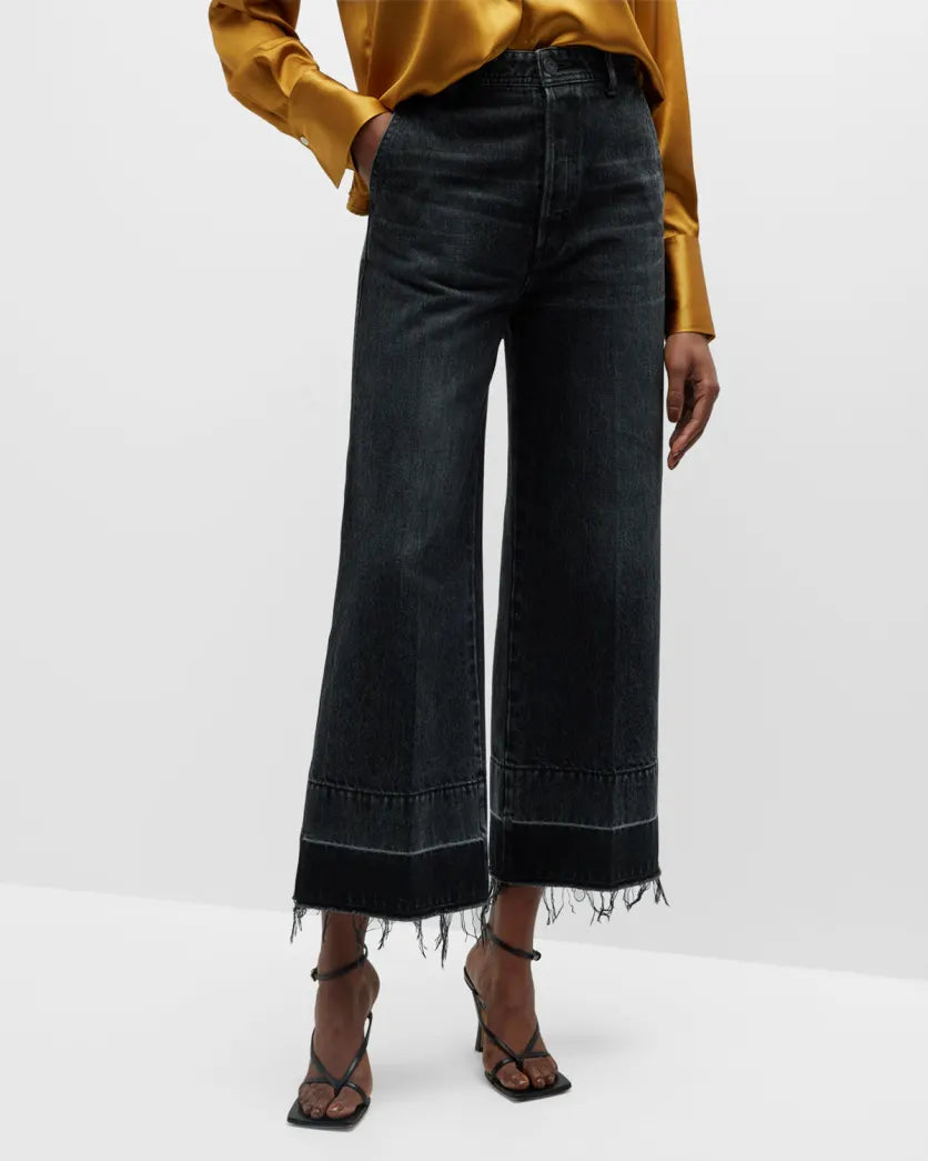 Moussy Elba Wide Crop Jean