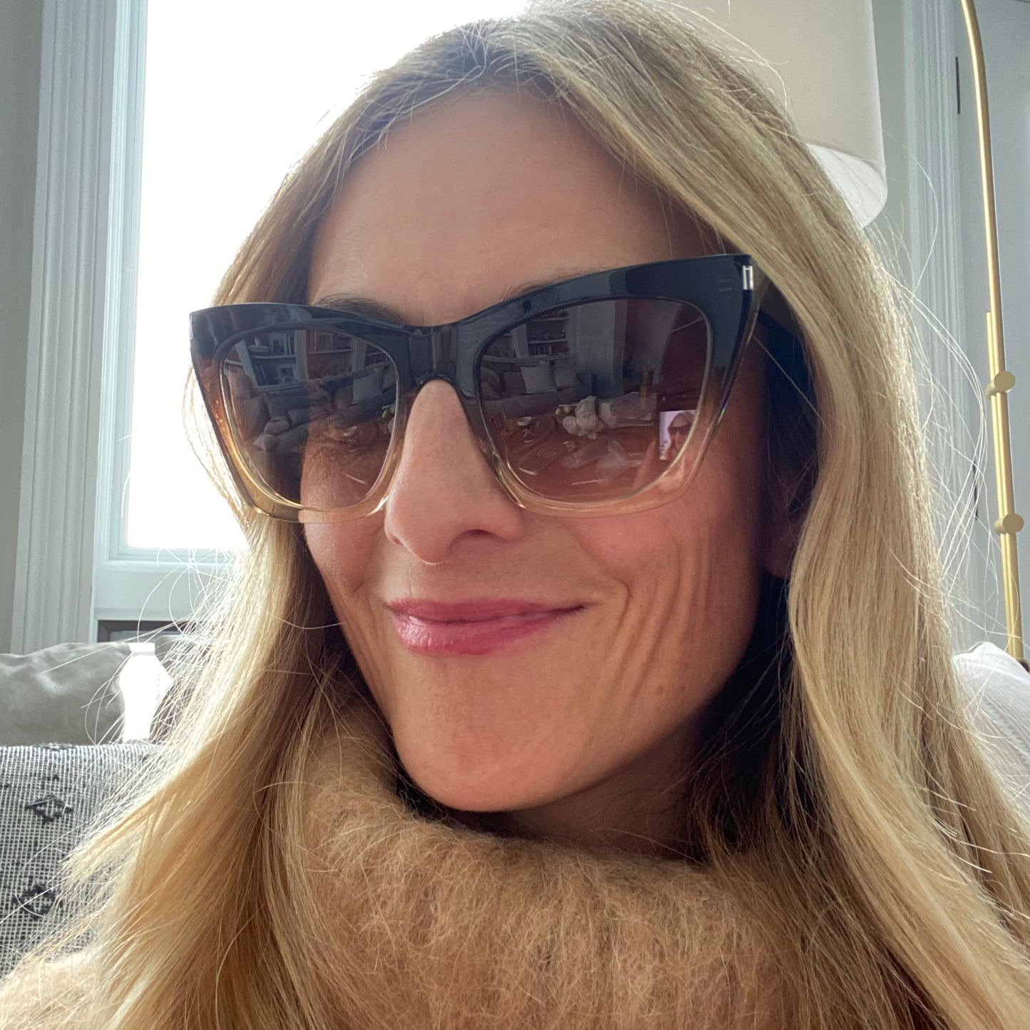 YSL Brown Ombré Sunglasses