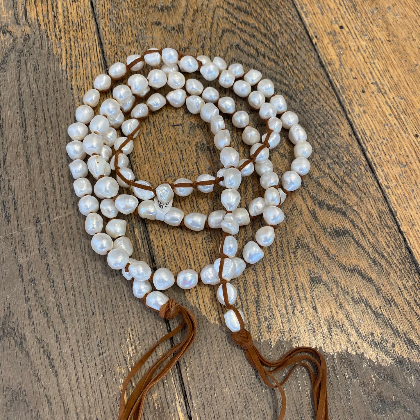 Tess XL Large White Pearls