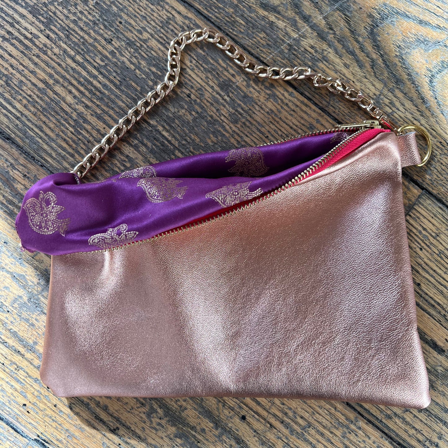 Fox + Stag Leather Clutch