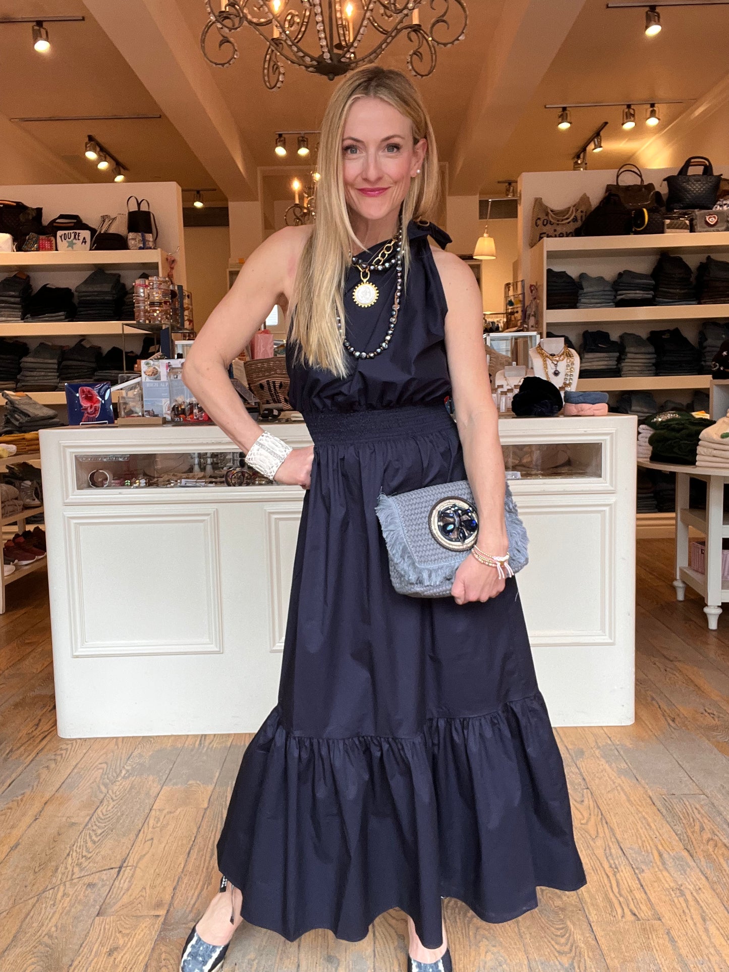 Monica Nera Demi Maxi Dress