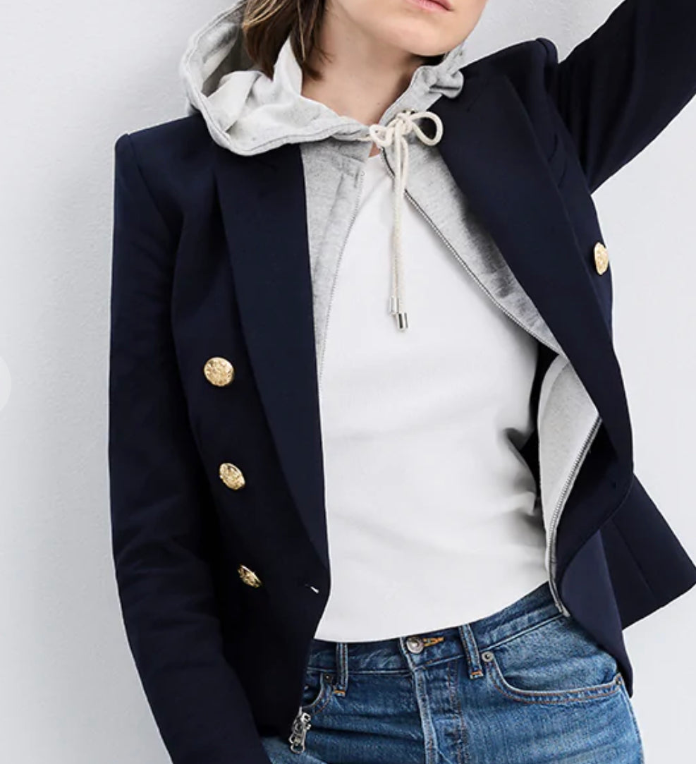 Veronica Beard Hoodie Dickey Grey