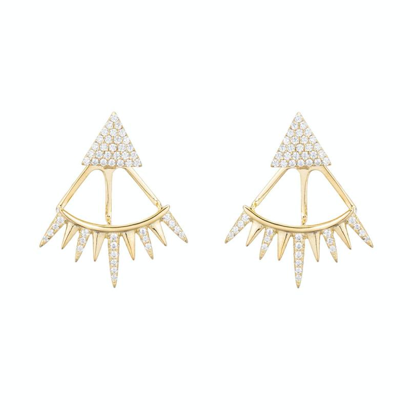 Ashley Schenkein Spike Earrings