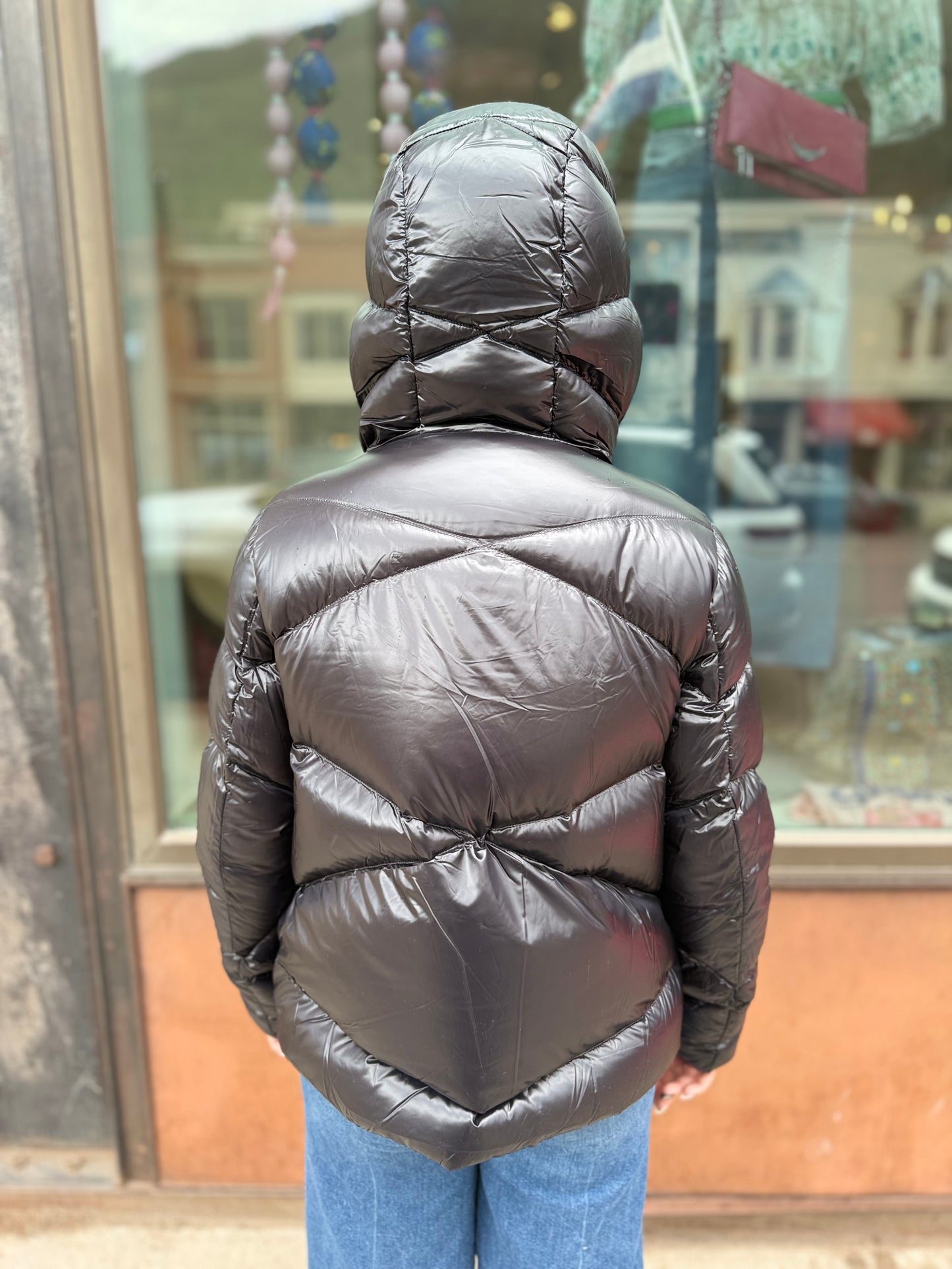 Herno Triangle Quilt Short Jacket
