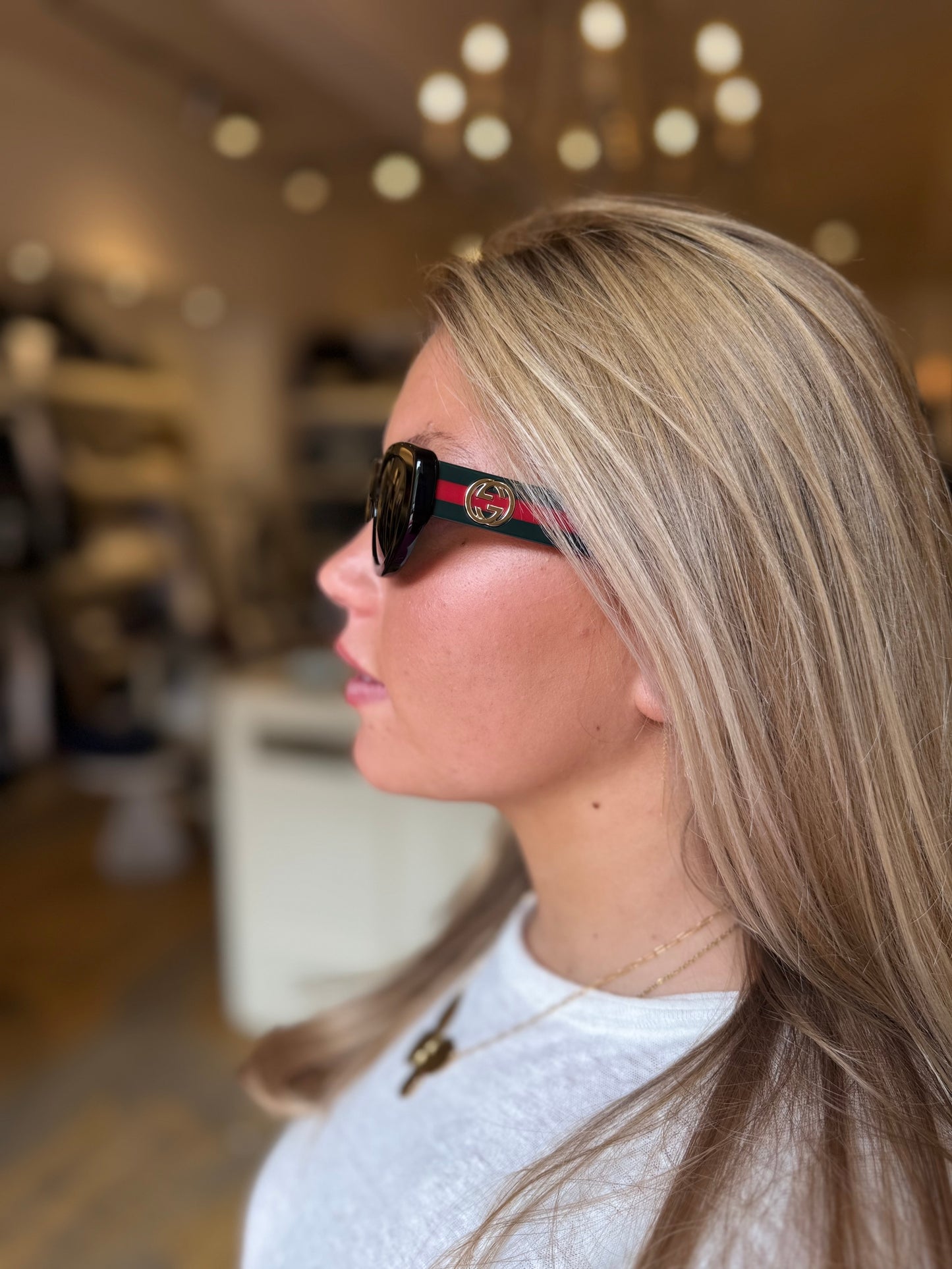 Gucci Black Cat Eye Sunglasses