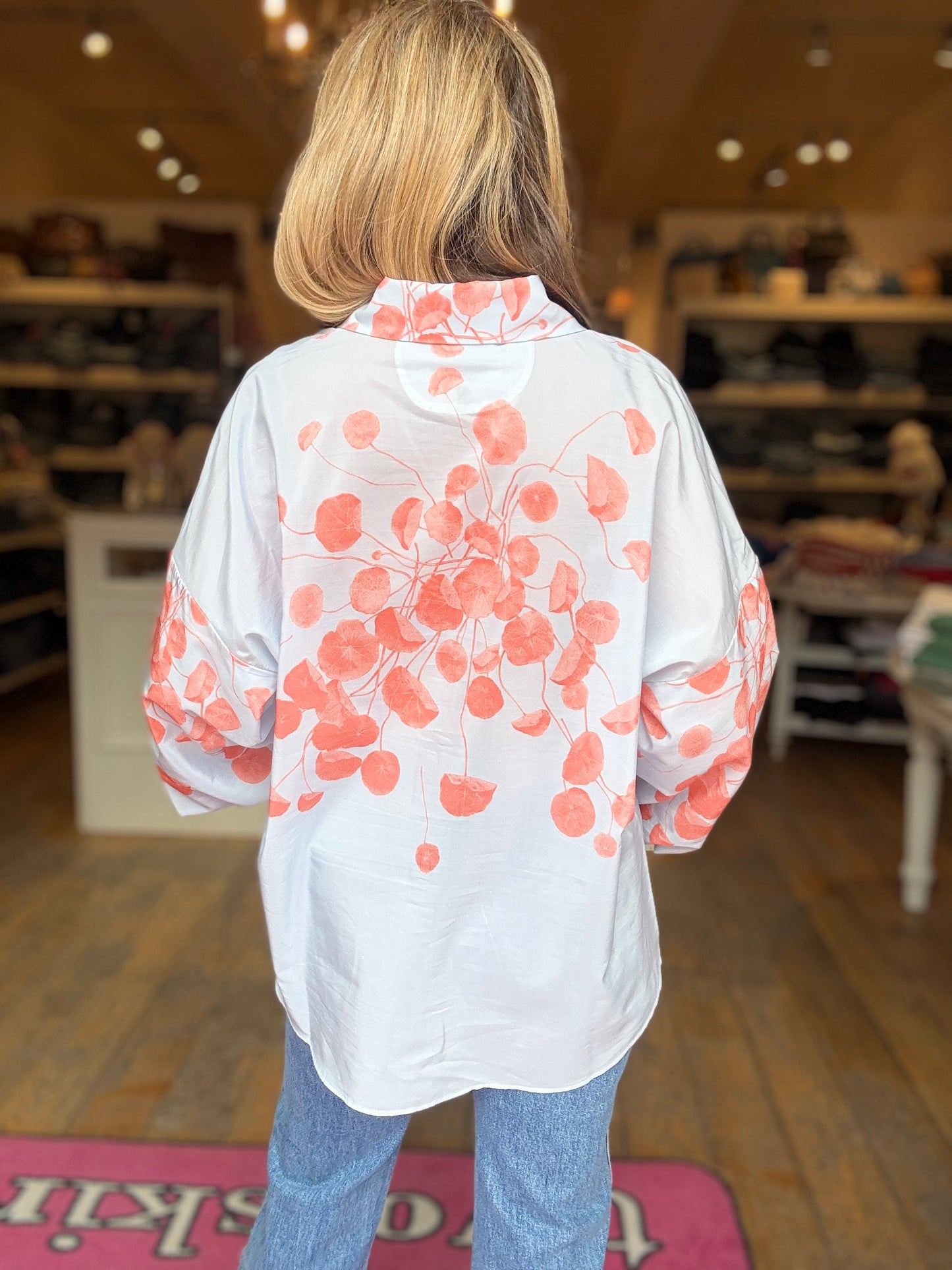 Le Sarte Leaf Blouse