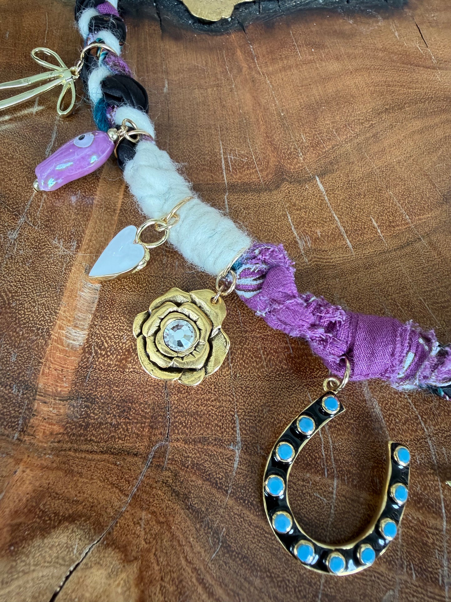 Bandana Moon Large Twisted Necklace