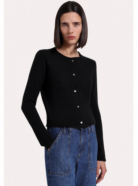 MR Cardi w/Rolled Trim