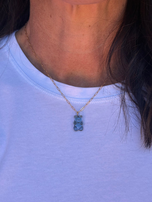 Ruby & Violet Gummy Bear Necklace