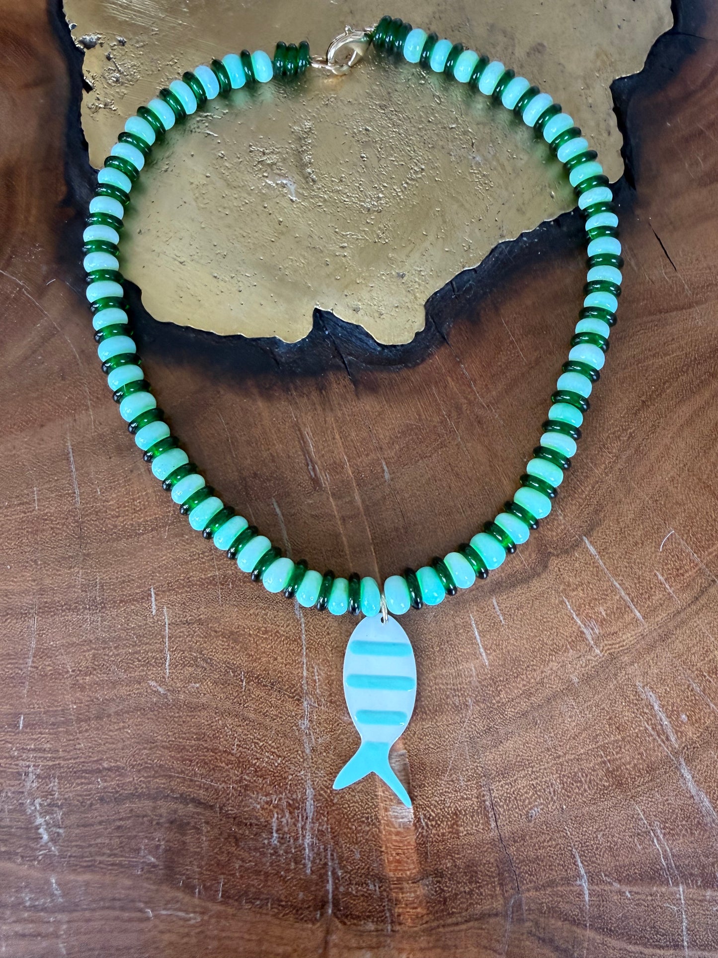 Cristina V Ceramic Fish Necklace