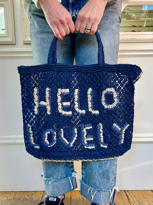 Jacksons "HELLO LOVELY" Small Tote