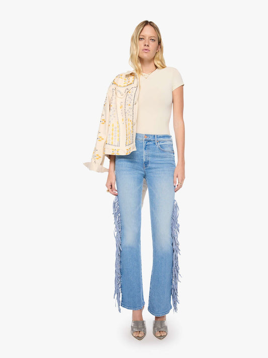 Mother Fringe Desperado Sneak in Saddle Up, full front view