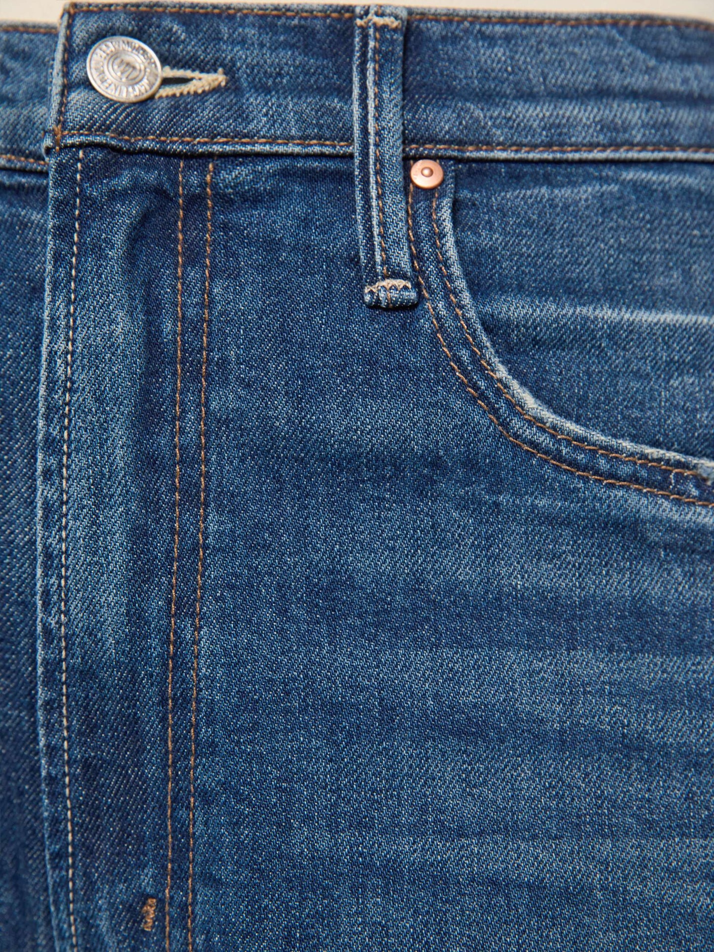 Mother Pipe-Dream Skimp in Buckaroo, fabric detail
