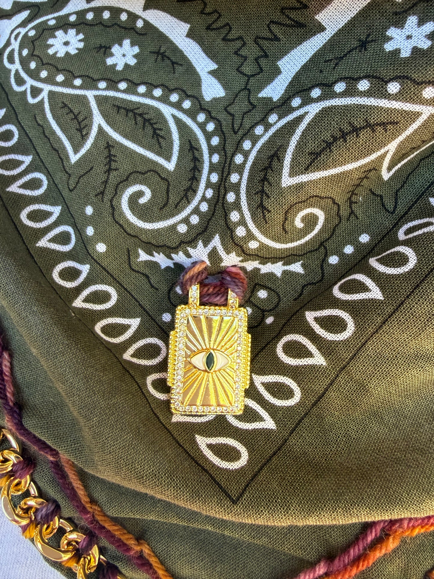 Bandana Moon Embroidery Bandana