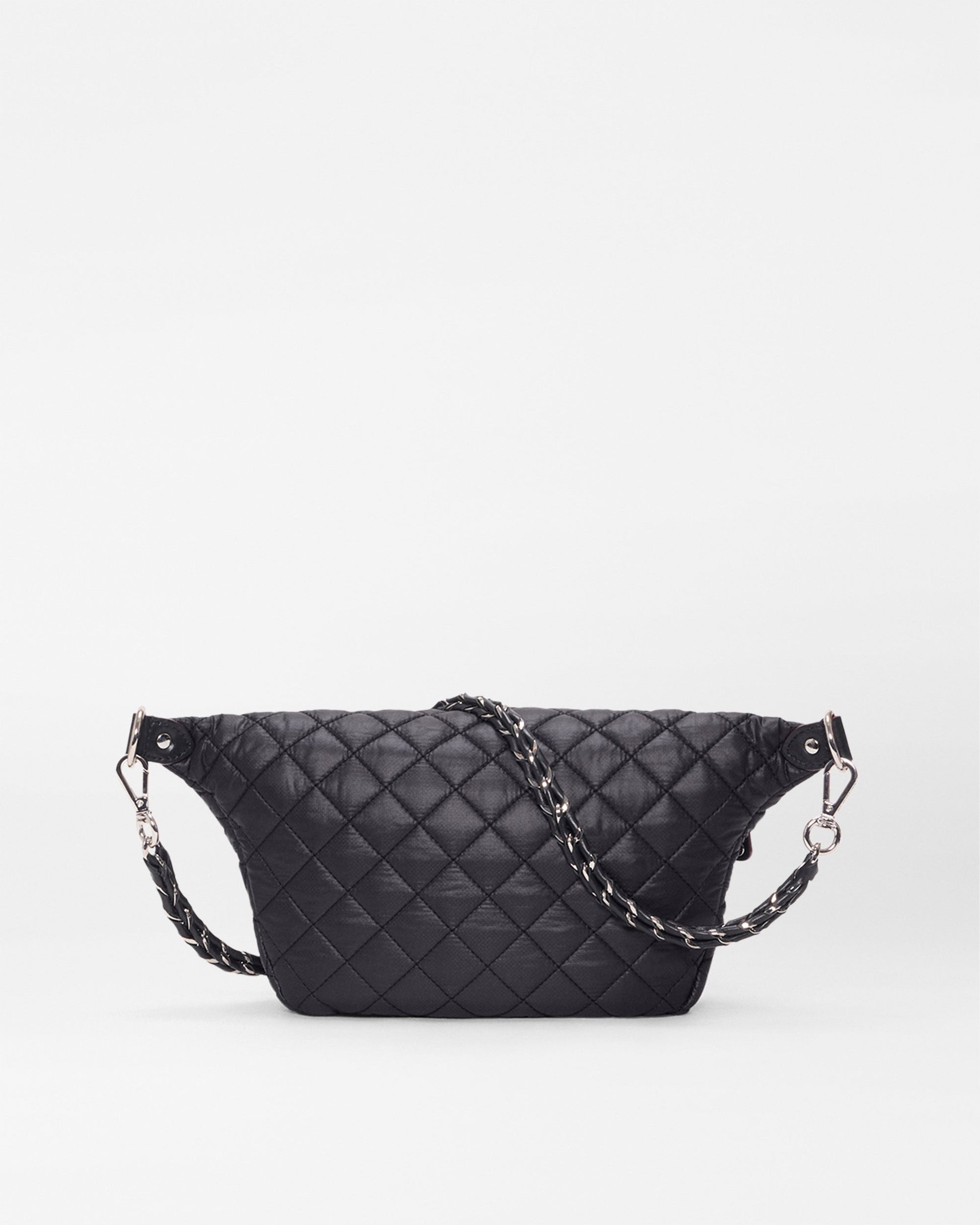 MZ Wallace Small Crosby Crossbody Sling in Black, alternate view