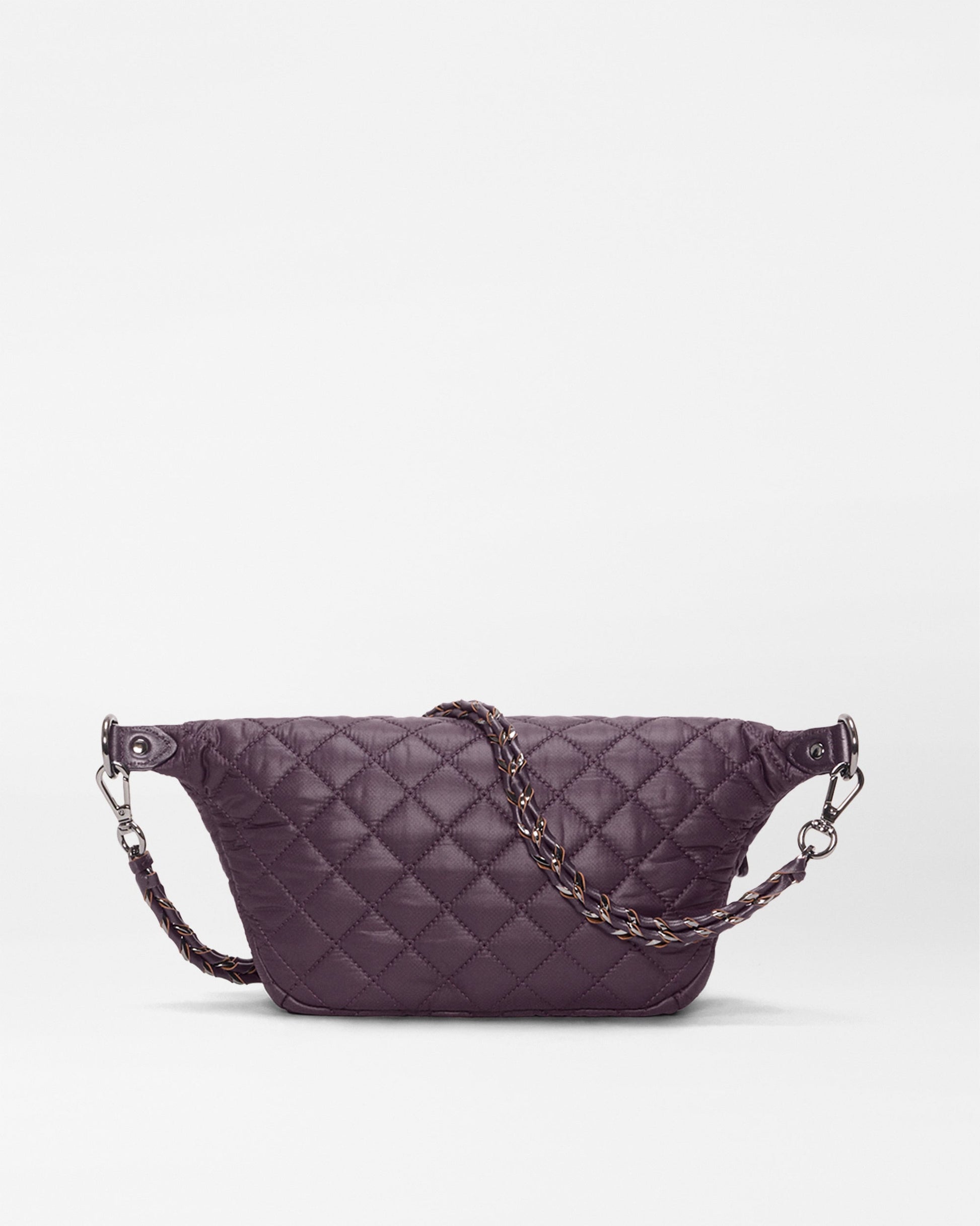 MZ Wallace Small Crosby Crossbody Sling in Raisin, alternate view