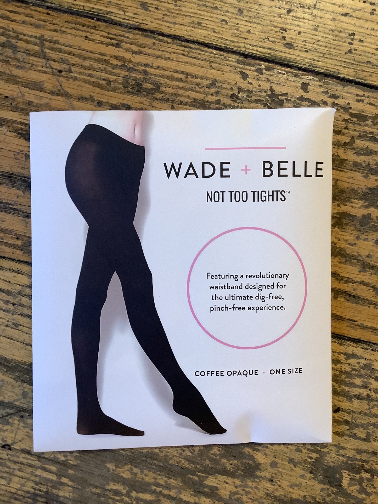Wade + Belle Not Too Tight Tights Coffee Opaque