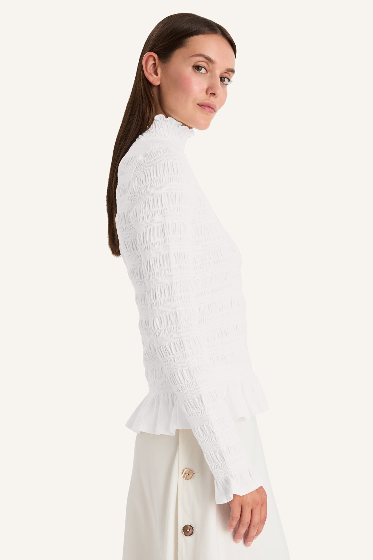 Merlette Kantor Top in White, alternate view