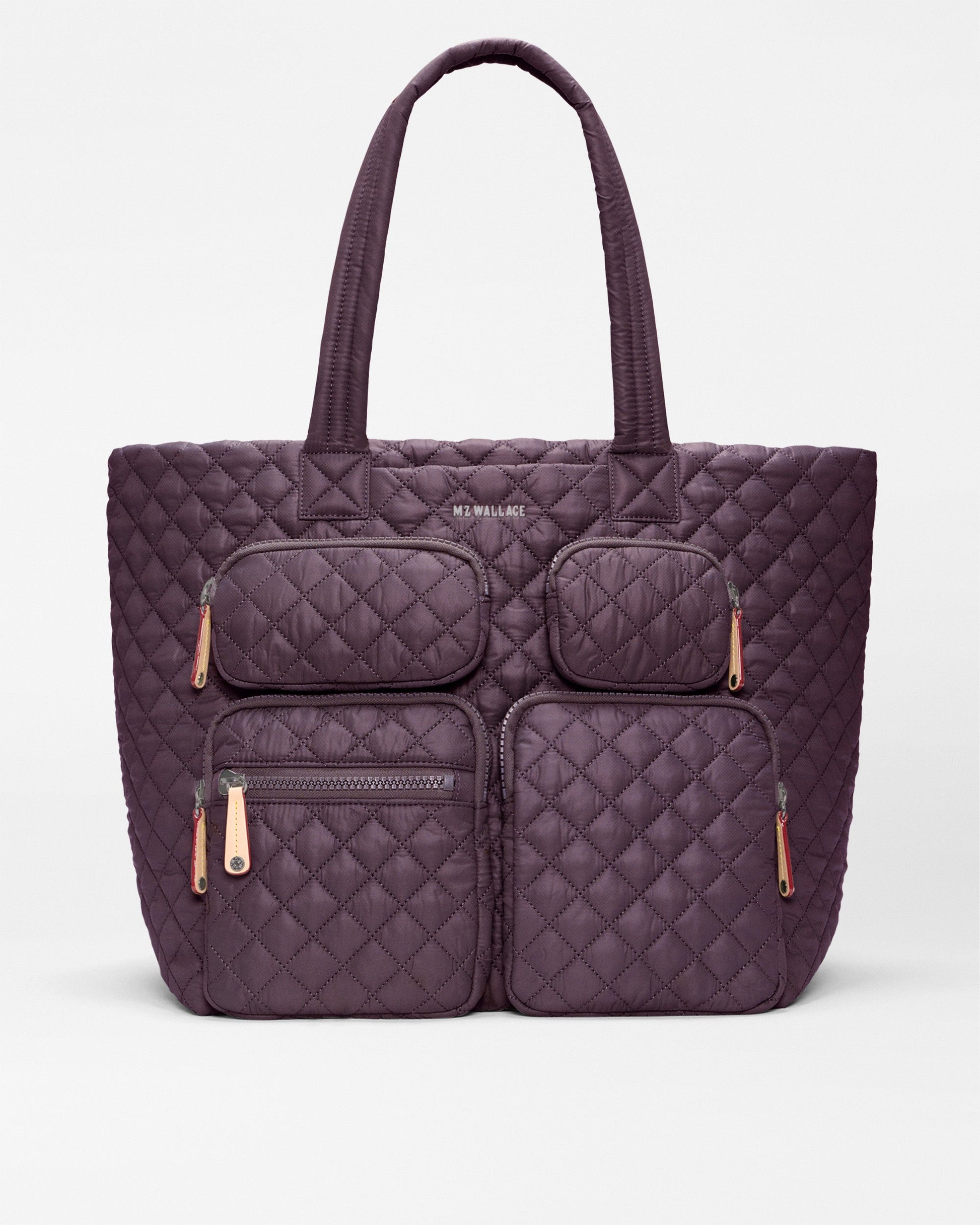 MZ Large Metro Travel Tote III in Raisin, front view