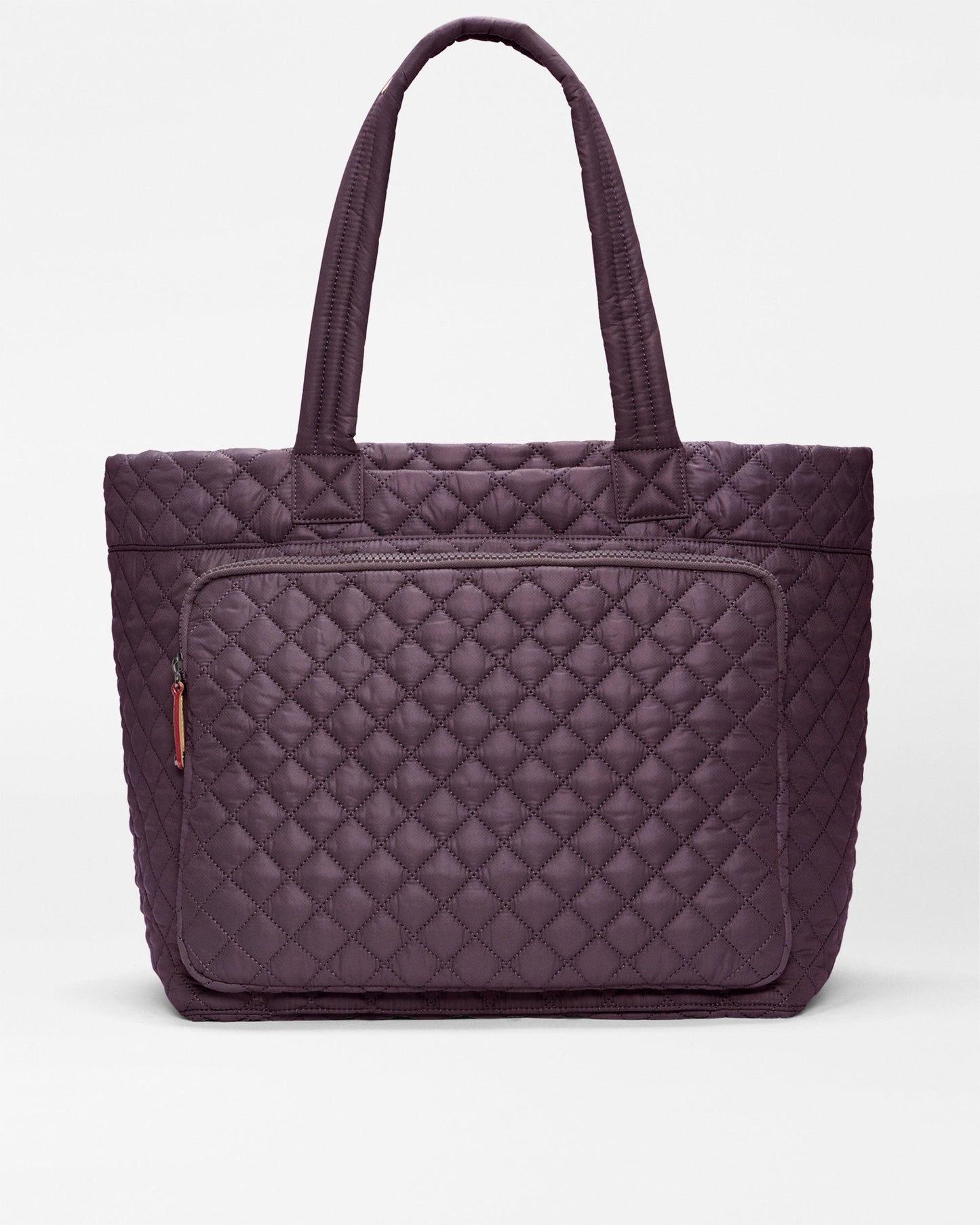 MZ Large Metro Travel Tote III in Raisin, interior view