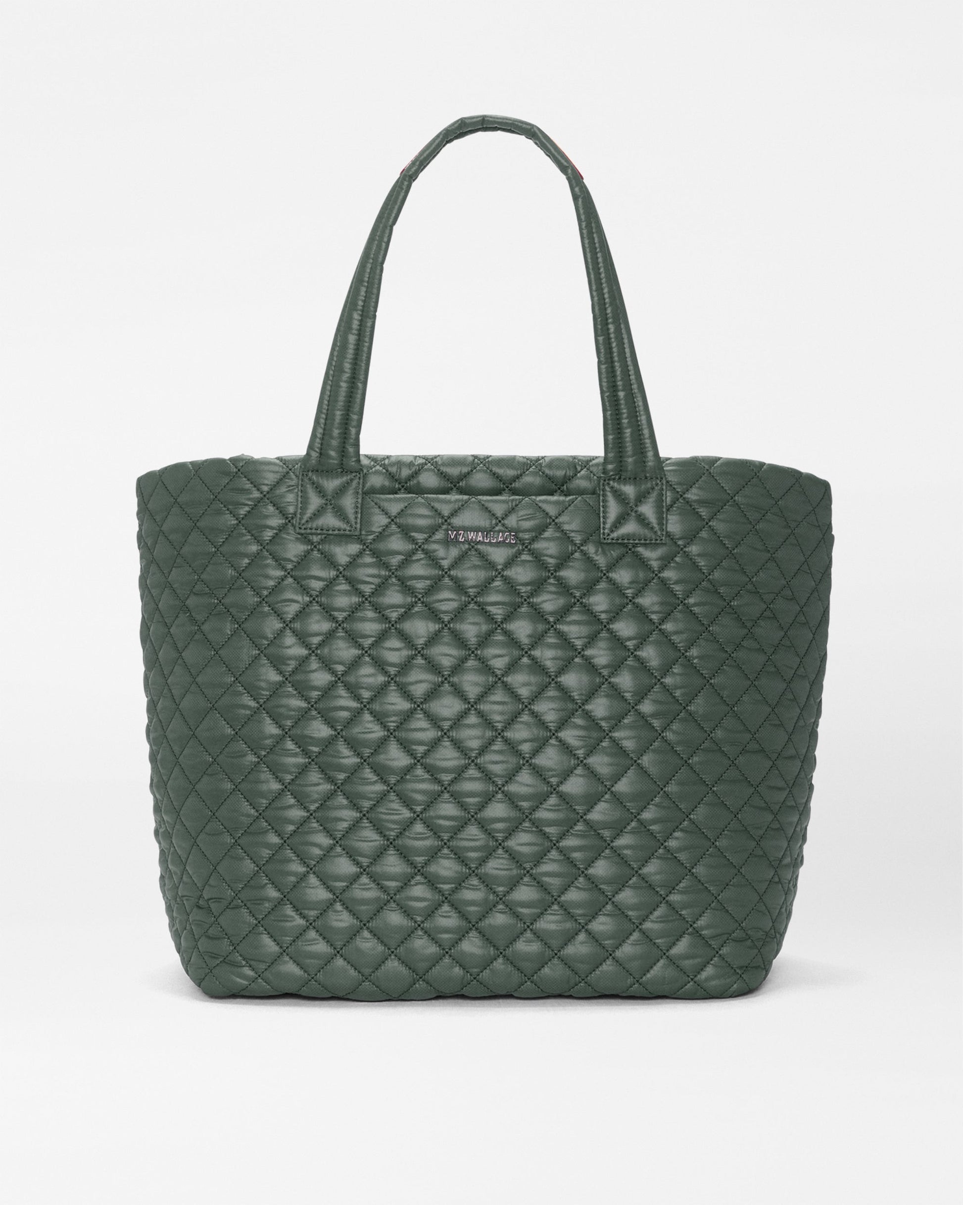 MZ Large Metro Tote Deluxe II in Juniper, front view