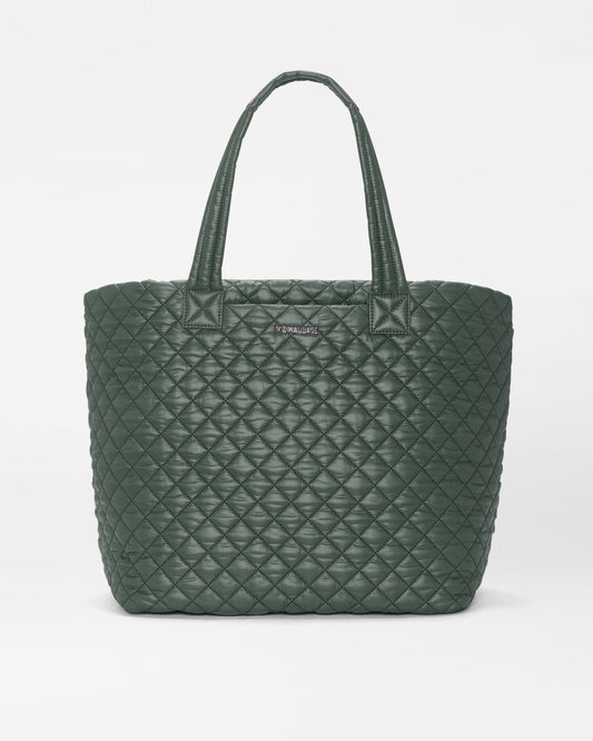 MZ Large Metro Tote Deluxe II in Juniper, front view