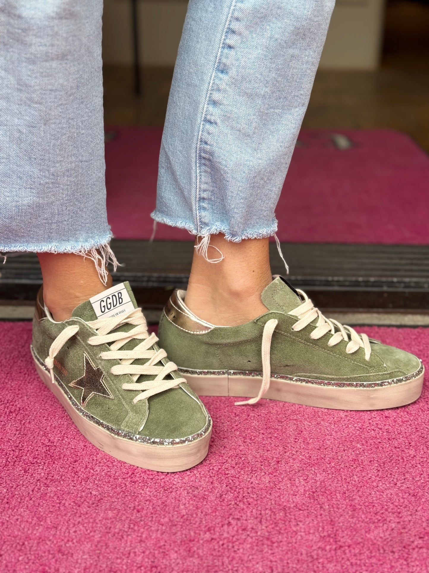 GG Hi Star Military Suede