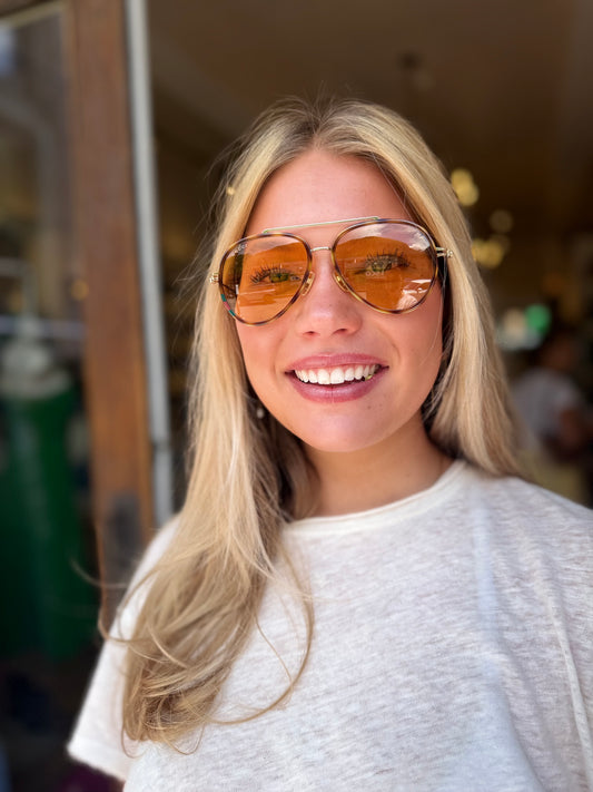 Gucci Clear Aviator