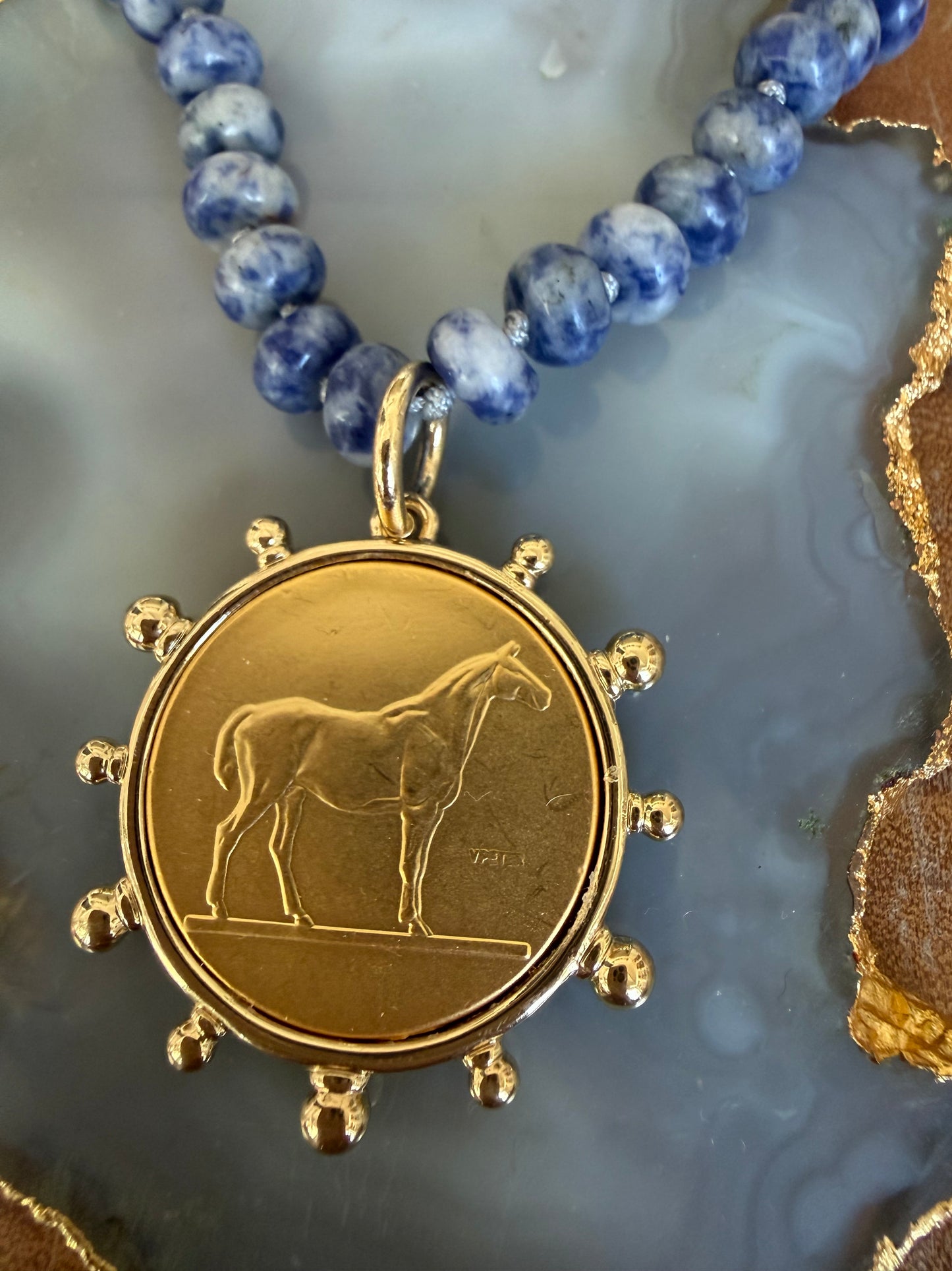 Gems by SJ Horse Pendant Necklace