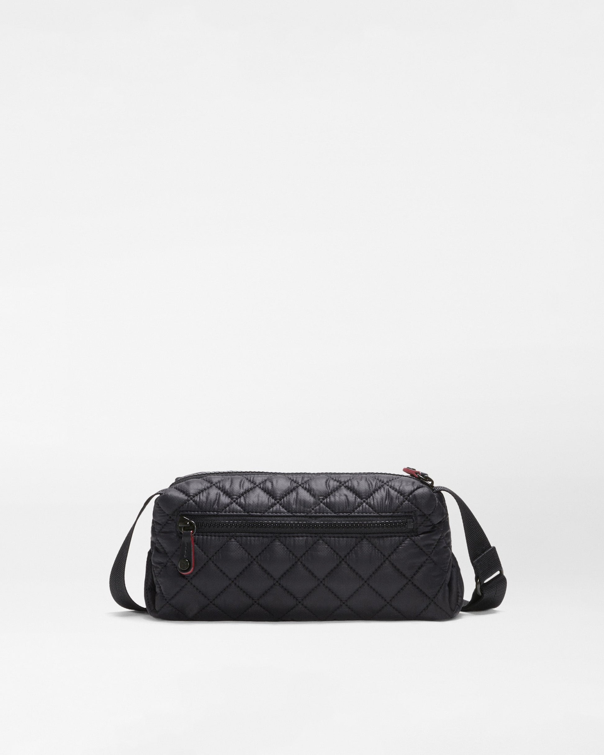 MZ Metro East West Crossbody in Black, side view