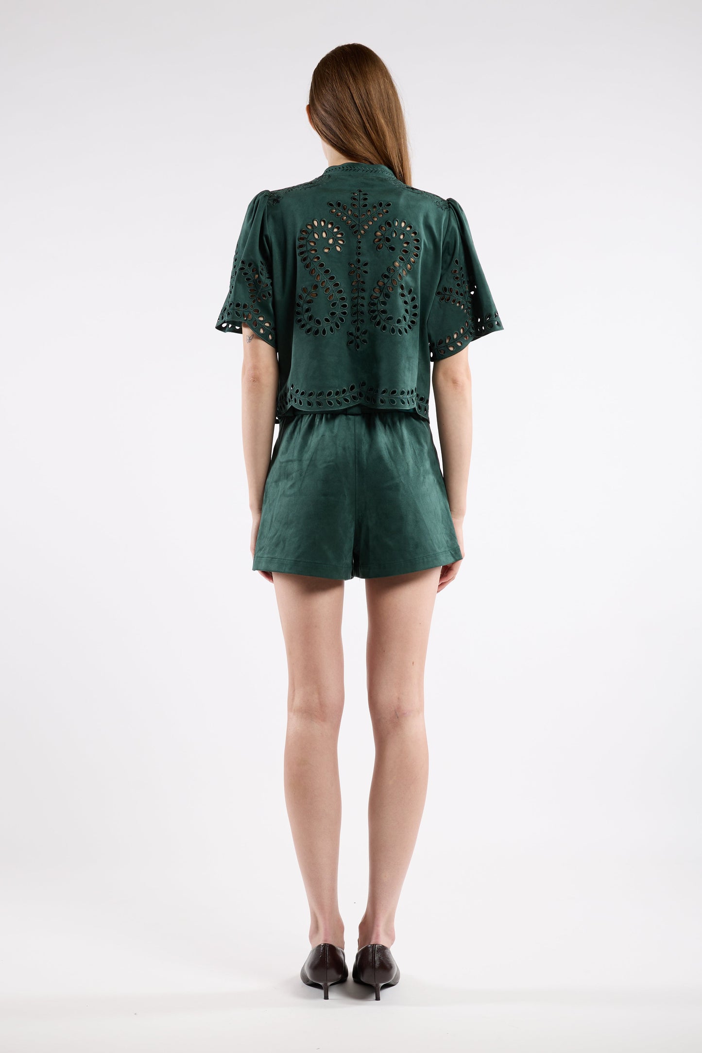 Christy Lynn Addison Top in Cedar Embroidery, additional view