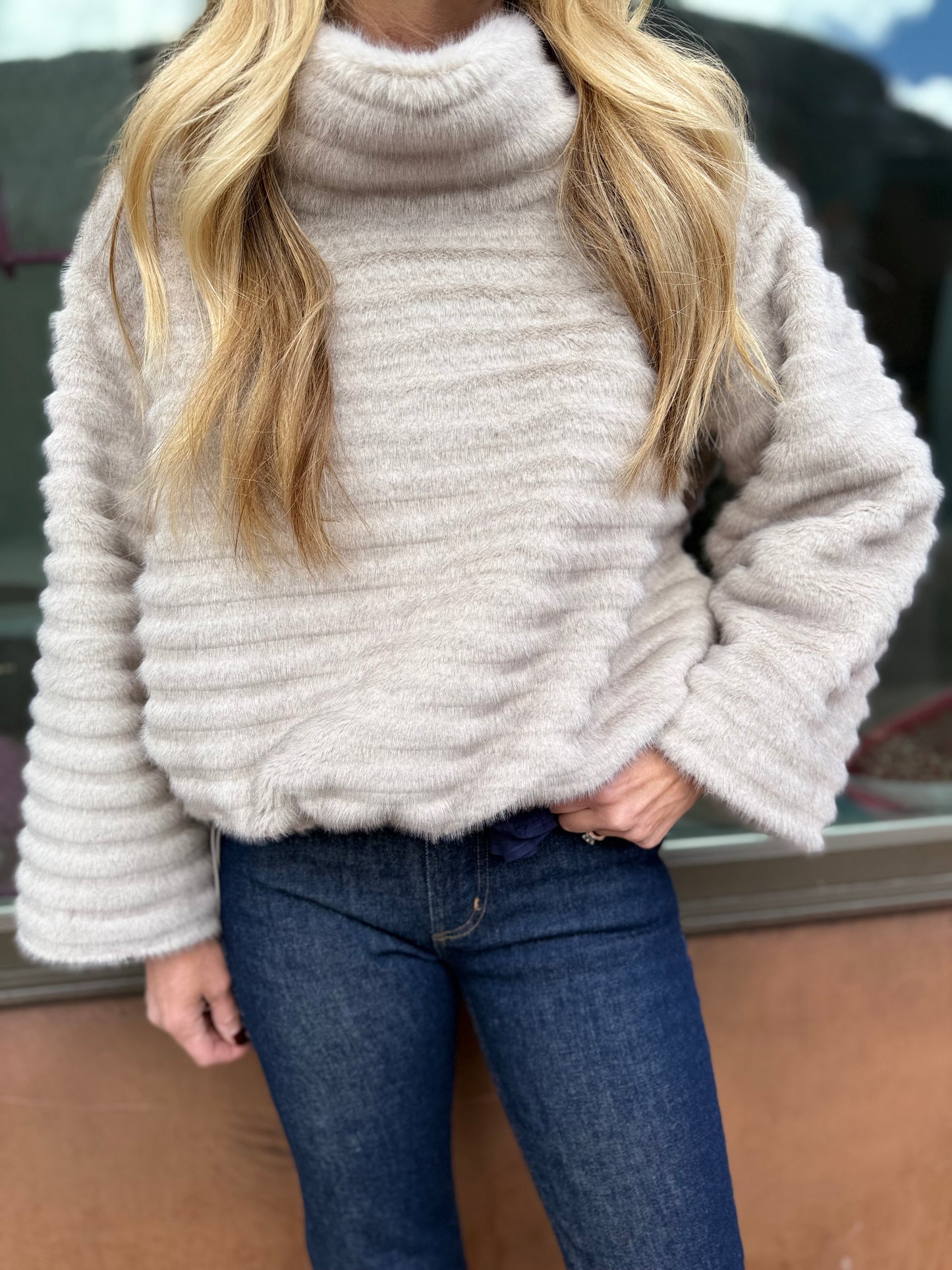 Jocelyn Furry Pullover