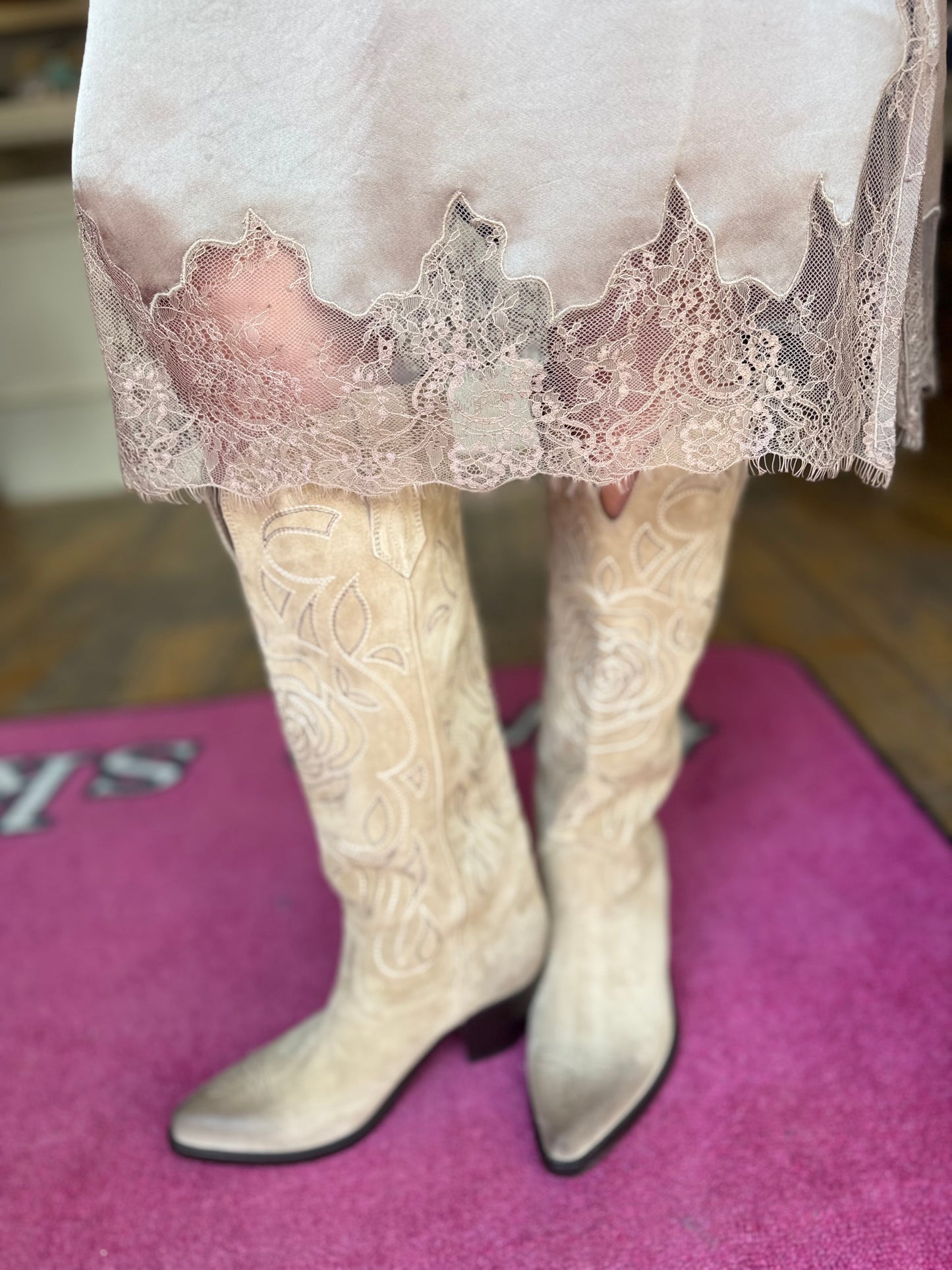 COH Lace Trim Skirt
