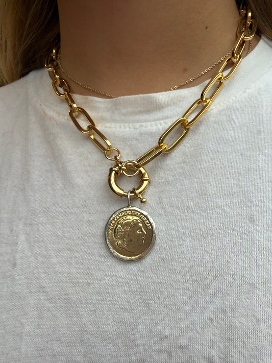 Cristina V 18" Alexander Coin Necklace