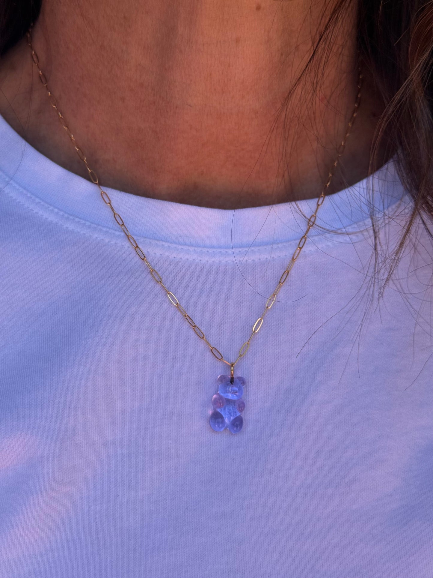 Ruby & Violet Gummy Bear Necklace