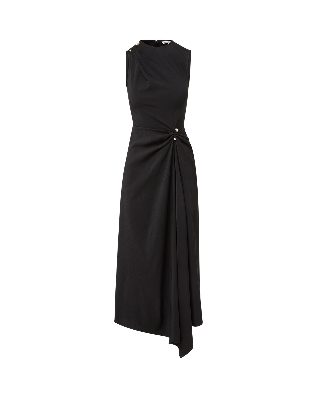 Veronica Beard Freja Dress in Black, flat product view